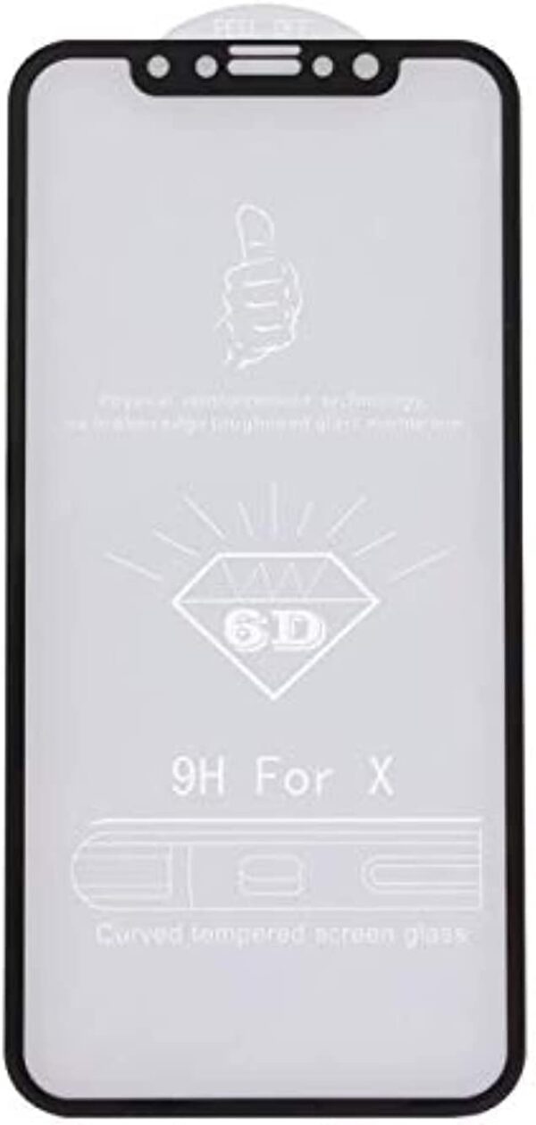 واقي شاشة من الزجاج المقسى 6 دي لهاتف ابل ايفون اكس حماية مثالية لشاشة ايفون اكس مع واقي شاشة زجاجي مقسى 6 دي، احصل عليه الآن بأفضل الأسعار والجودة العالية.